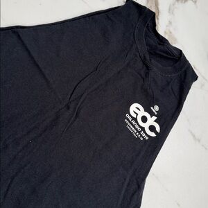 EDC Orlando 2019 Graphic Tank Top Men’s Sz M Music Festival Rave Spellout